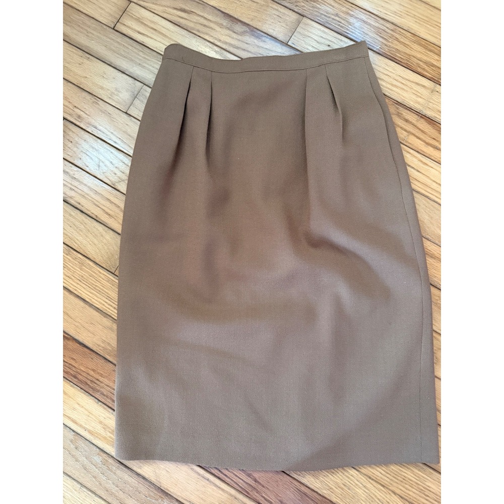 Vintage Skirt Bundle Rena Rowan Brown Wool & Talbots Pink Pencil Skirts Size 4 - Picture 3 of 6